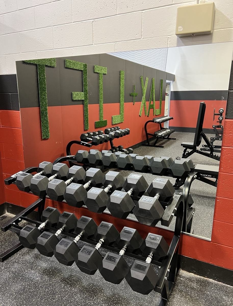 Commercial gym mirror installation