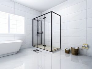 2 Sided Glass Shower Doors