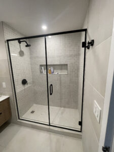 shower enclosure glass panels in Bergen County
